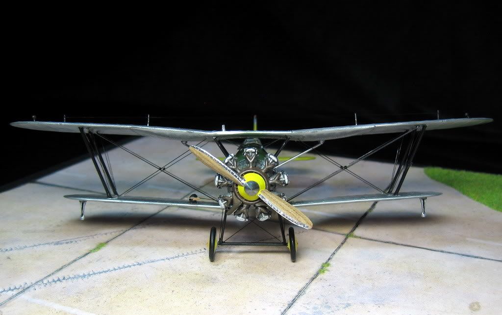 inpact 1/48 英国斗牛犬 双翼飞机 完成