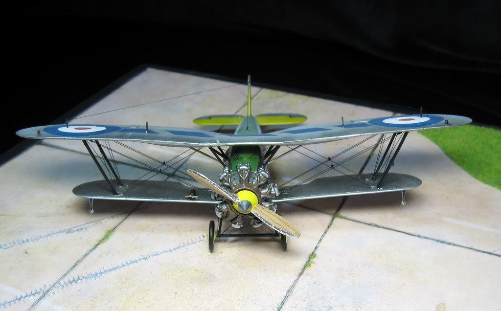 inpact 1/48 英国斗牛犬 双翼飞机 完成