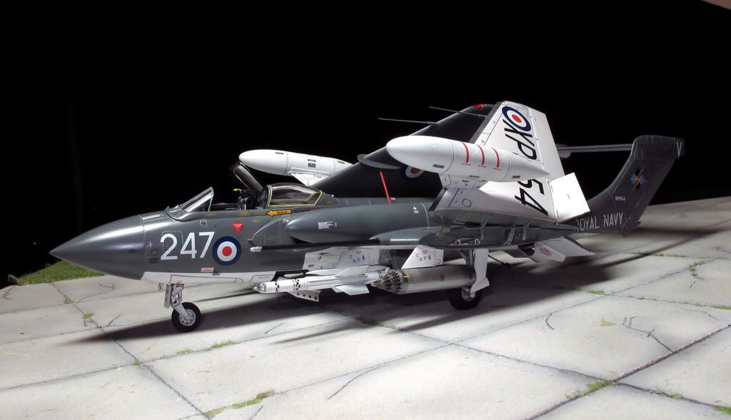 airfix 1/48 sea vixen 皇家海军海雌狐 完成