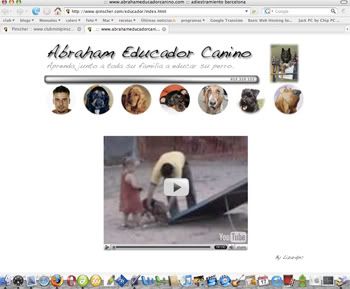 web de abraham romera educador canino, barcelona cataluña cornella sant  juan despi 