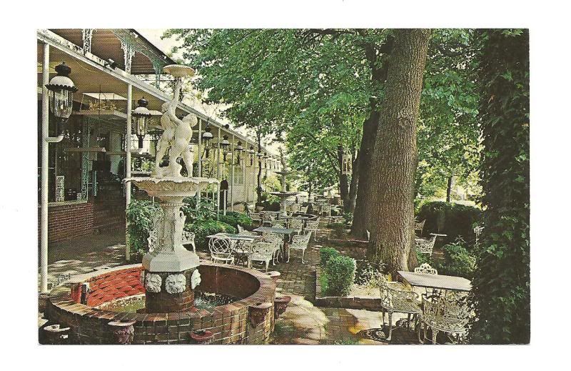 URBANA MD Peter Pan Inn Restaurant Outside Fountain Vtg eBay