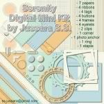 Serenity Digital Mini Kit by Jussara S.S.