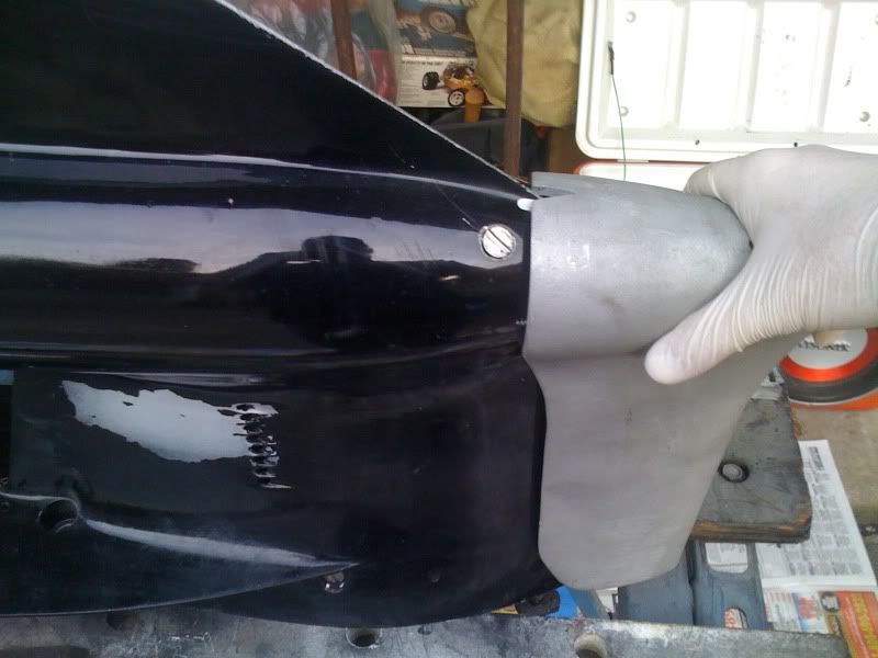 Paint removal from Aluminum River Daves Place