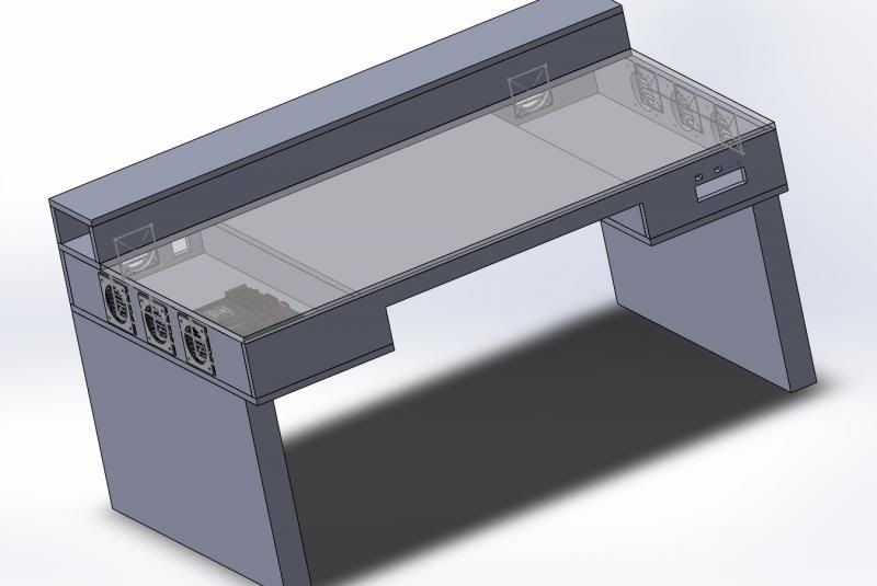 Designing/Building an in desk pc case