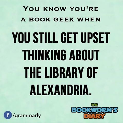 I was so upset about this, I wrote Unburning Alexandria