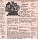 Twice Upon A Rhyme, 1972, back, PL in middle