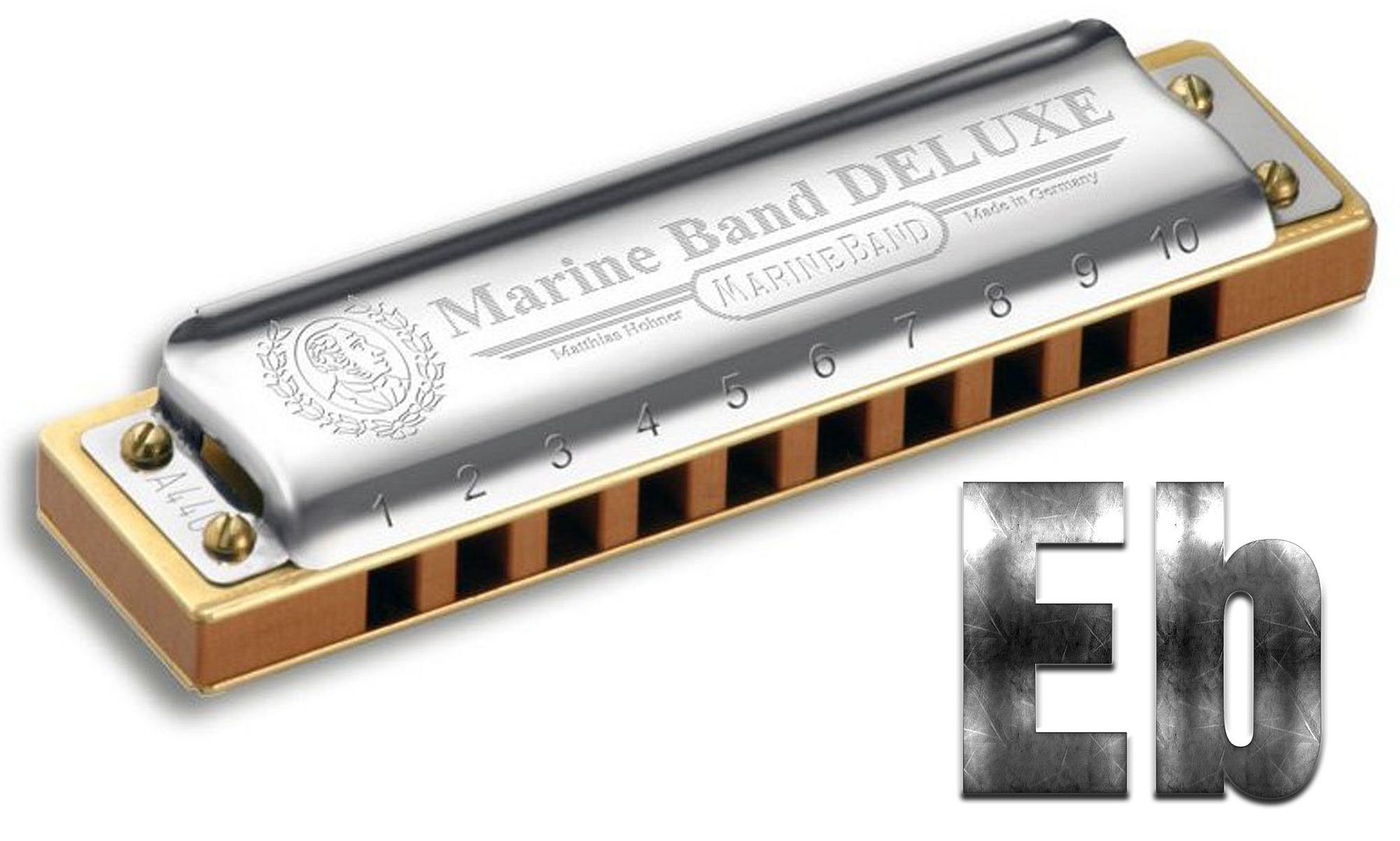 Harmônica Marine Band Deluxe Eb Hohner AudioDriver Instrumentos