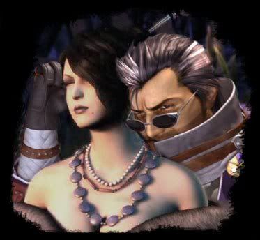 Auron/Lulu caress