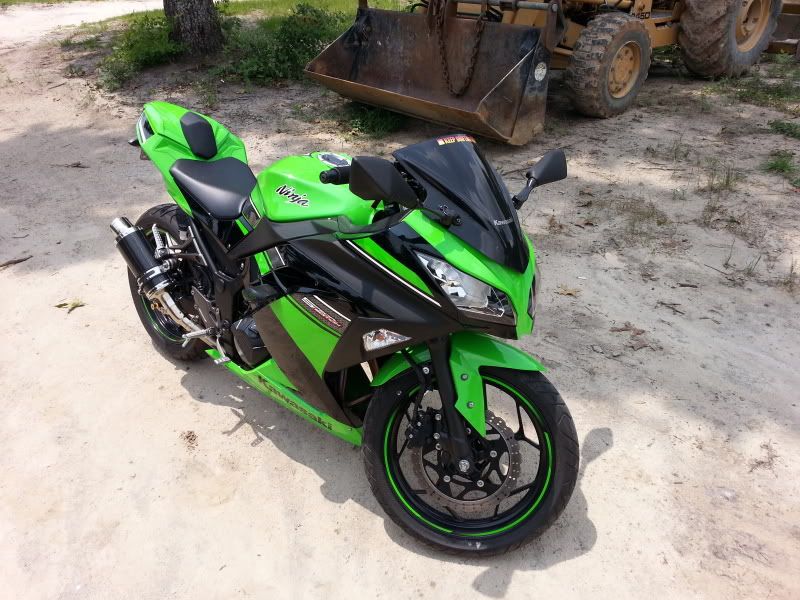 Pearl Stardust White Ninja 300 Seat Cowls Available RIGHT NOW