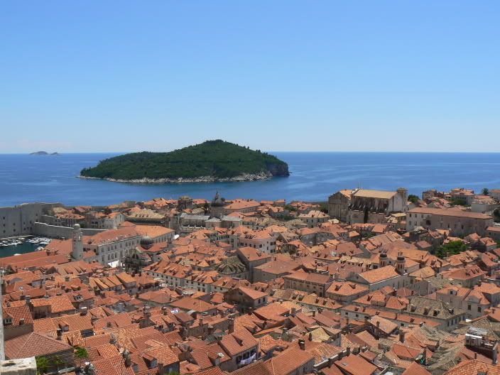 dubrovnik - view towards lokrum island