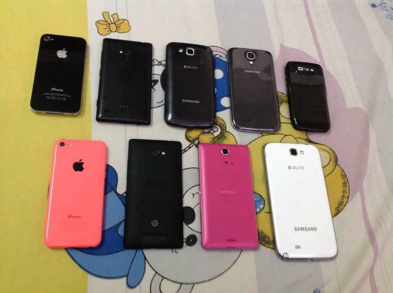 iPhone 4 & 5C , Lumia 720 , HTC 8X , Galaxy Pop , XPeria ZR , Galaxy S4 , Note 2 ! - 1