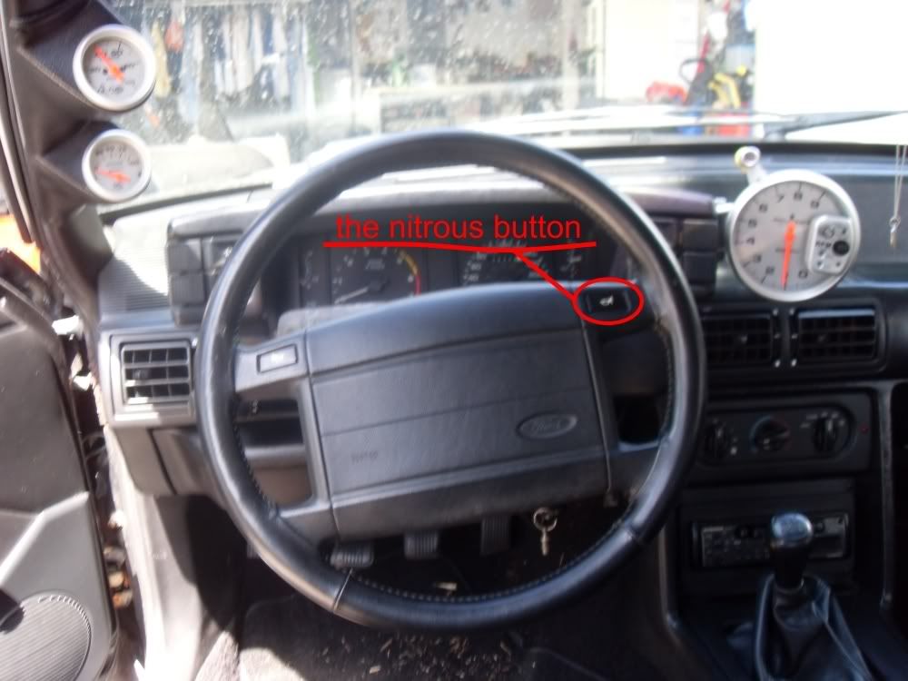 Where to put the nitrous button....suggestions Modded Mustang Forums