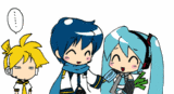 Vocaloid Gif - Miku Kaito Len Pictures, Images and Photos