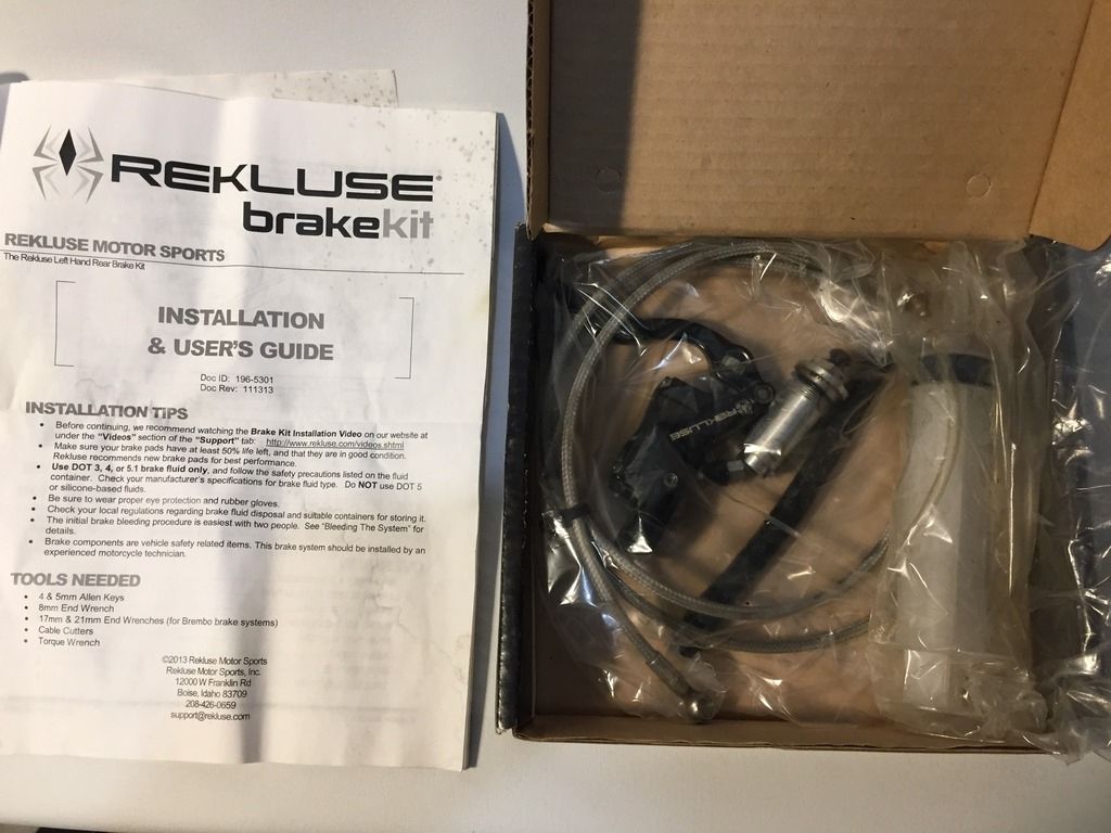Rekluse LHRB (left hand rear brake kit) KTM Owners Forum