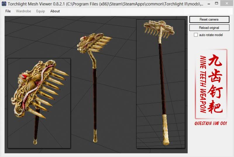 武器mod《九齿钉耙》 tl2 mod初尝试