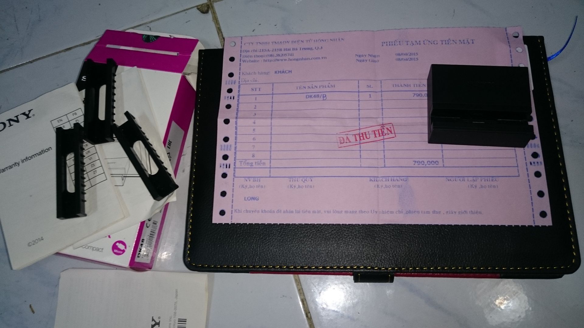 Dock sạc Xperia Z3 (Có giấy Bảo hành 6 tháng chính hãng SONY) 550K - 1