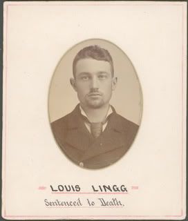 Louis Lingg - Sentenced to Death