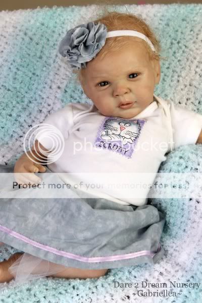 Reborn Baby Newborn Girl Lifelike Realistic Doll Gabriel Fagan D2DN