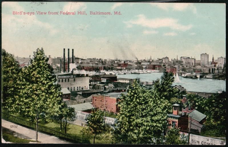 BALTIMORE MD Knickerbocker Ice Company Antique Postcard  