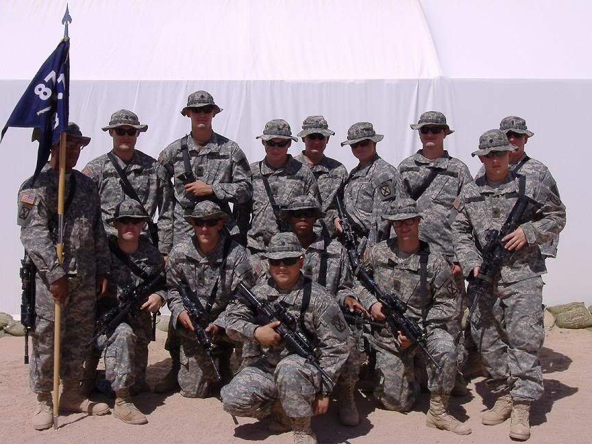 Headquarters Platoon, Bravo Company, 1st Battalion, 87th Infantry Regiment, 1st Brigade Combat Team, 10th Mountain Division.  Taken in August 2005.