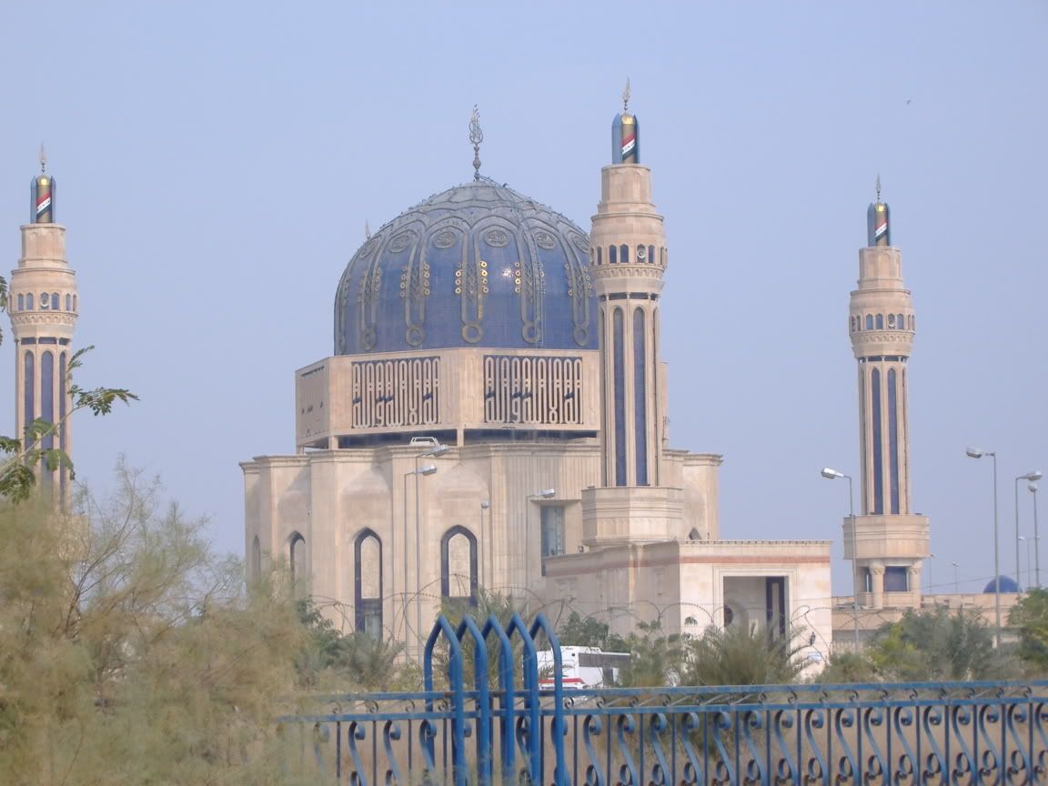 This is the mosque in Gazaliah (a neighborhood in the suburbs of Baghdad, Iraq) that the Army calls MOAB - Mother of All Battles.