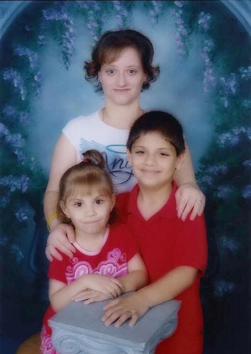 Michelle, Angelina, and Matthew Avila in 2005