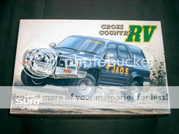 new and complete 1/24 scale 4x4 off road model kit, 1990 JAOS Toyota 