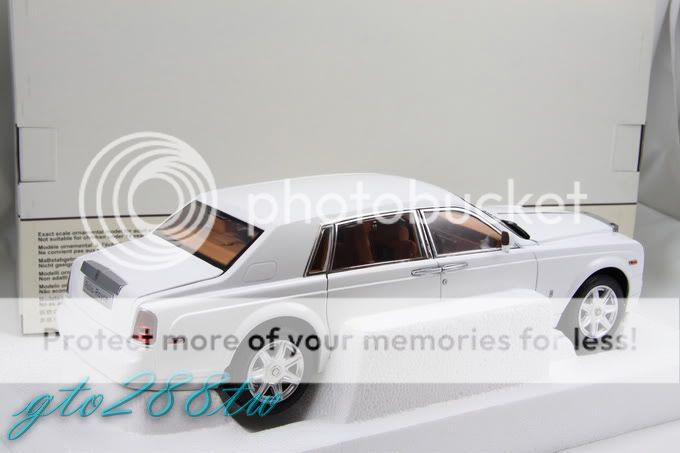 RR 118 scale Rolls Royce Phantom diecast model(Pure White) Limited 