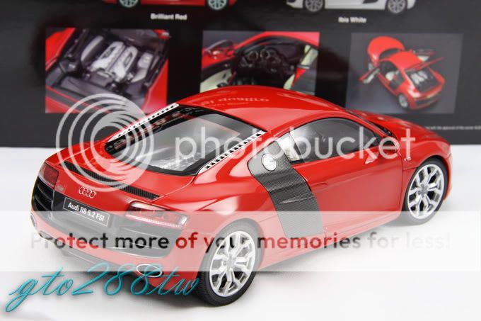 Kyosho 118 Audi R8 5.2 FSI Quattro(Red)Limited 504 pcs  