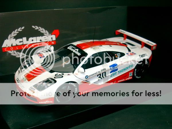 UT Models 1 18 McLaren F1 GTR "West" 30 Le Mans 1996  
