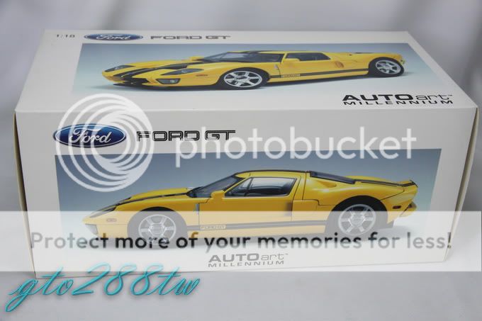  18 scale Ford GT 2003  Yellow/Black Stripes (from GT40 GT 40)  