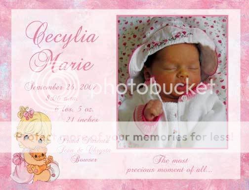 CUSTOM PHOTO BIRTH ANNOUNCEMENTS   DIGITAL   FREE GIFT  