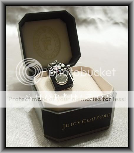 Authentic Juicy Couture Silver Edition Karaoke Machine Charm