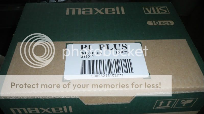 NEW 10X MAXELL T 160 PLUS VIDEO CASSETTE TAPES VCR VHS PI PLUSTAPE 